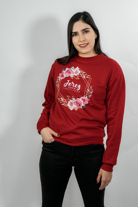 SUDADERA FLORES