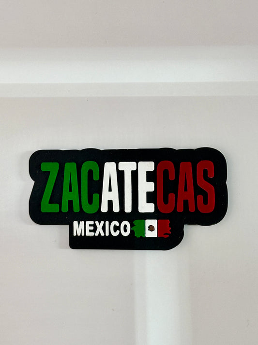 IMÁN DE ZACATECAS NEGRO PVC