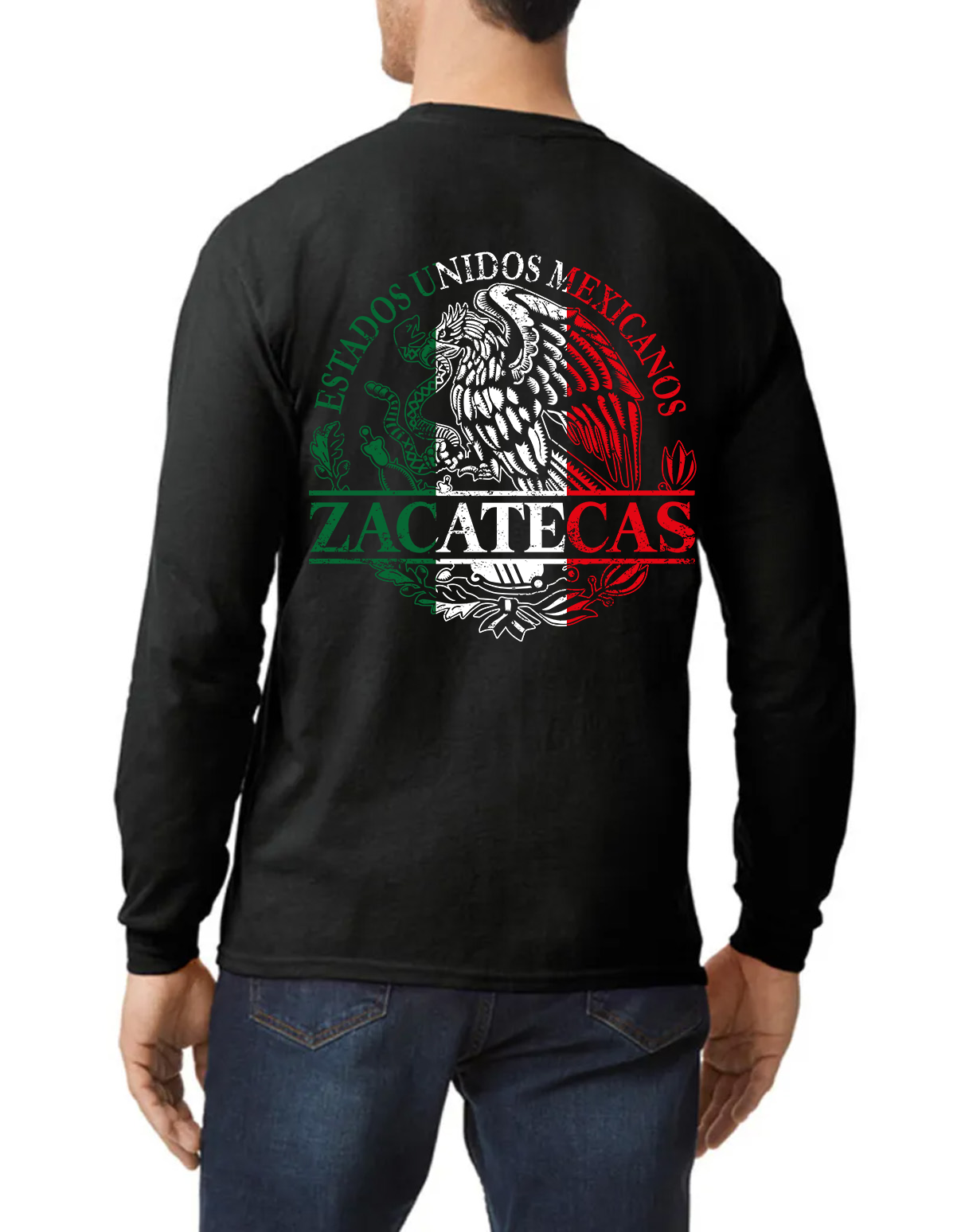 PLAYERA MANGA LARGA ESCUDO ZACATECAS