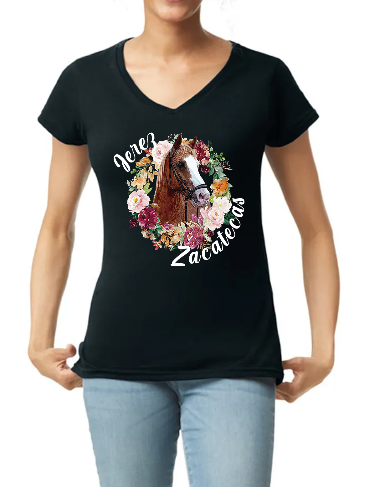 BLUSA ALGODON CABALLO FLORES