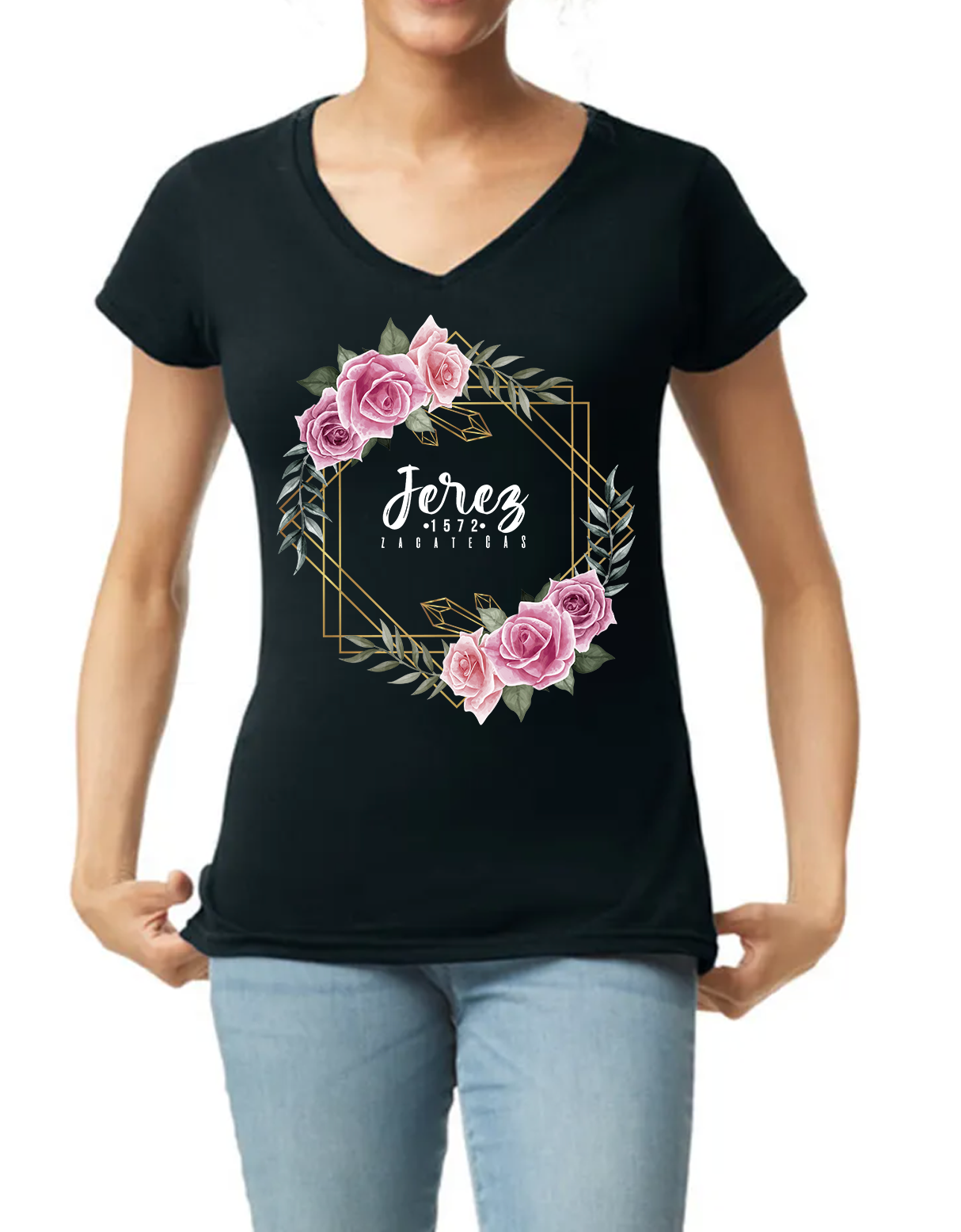 BLUSA ALGODON  MUJER  FLORES ROSA