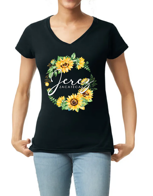 BLUSA ALGODON GIRASOLES