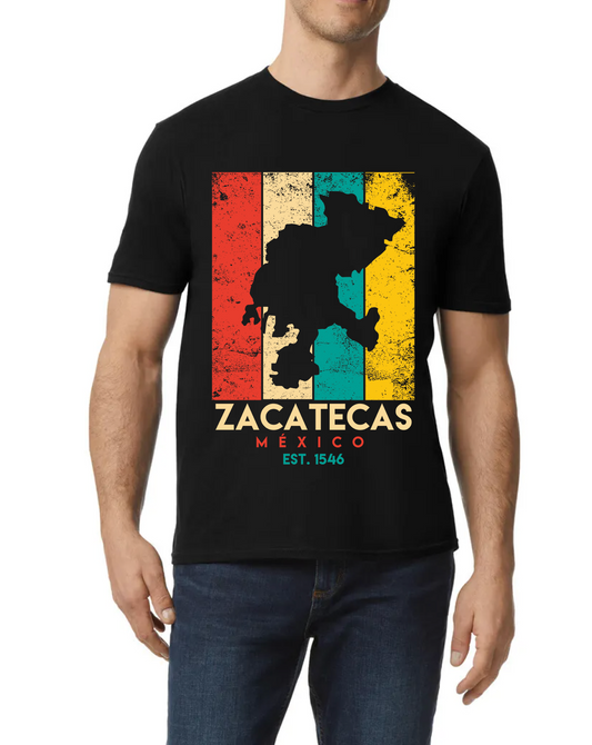 PLAYERA ALGODON MAPA ZACATECAS