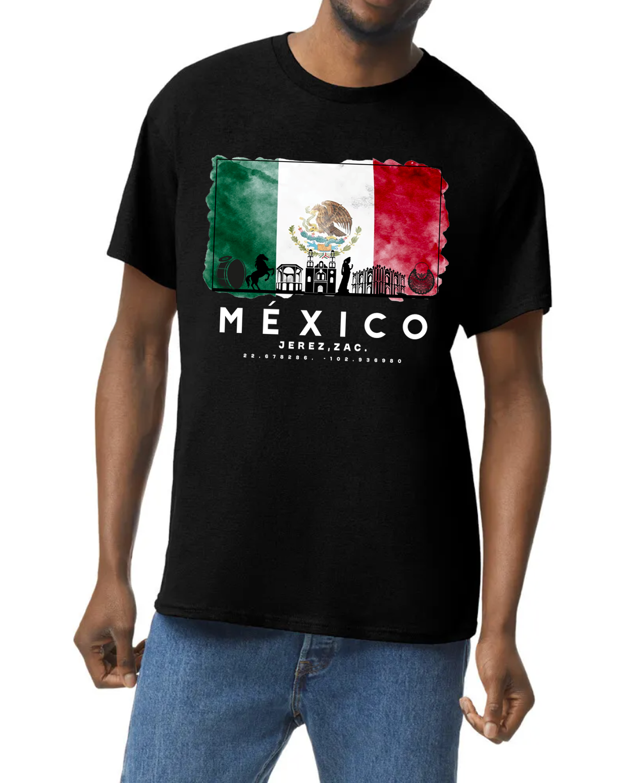 PLAYERA ALGODON  MONUMENTOS MEXICO