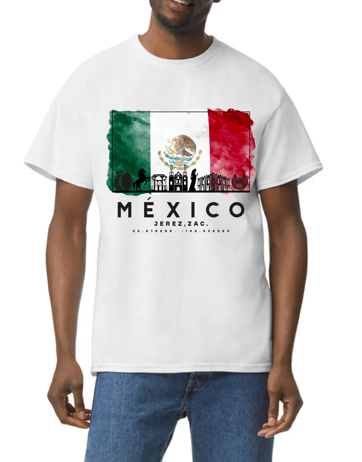 PLAYERA ALGODON  MONUMENTOS MEXICO