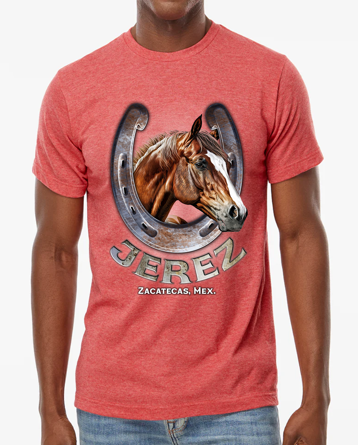 PLAYERA POLIESTER  CABALLO HERRADURA