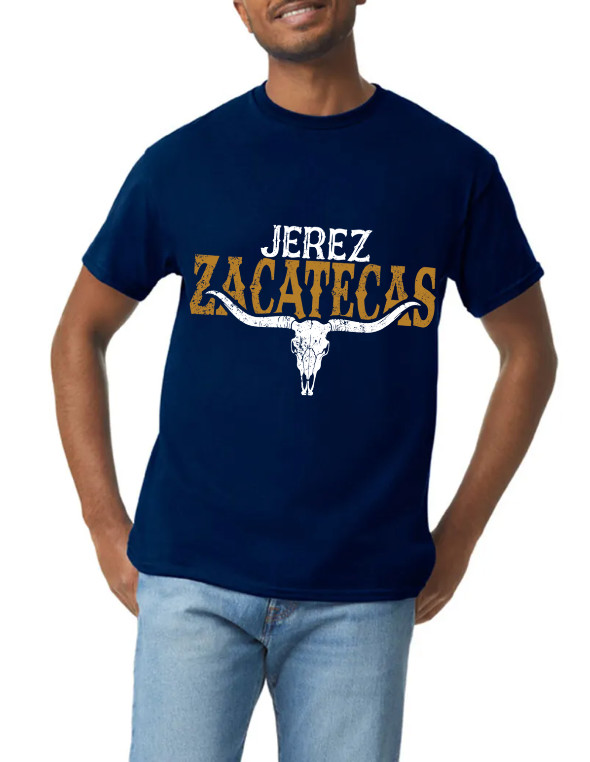 PLAYERA ALGODON TORO CUERNOS