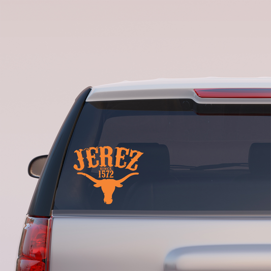 STICKER TORO NARANJA